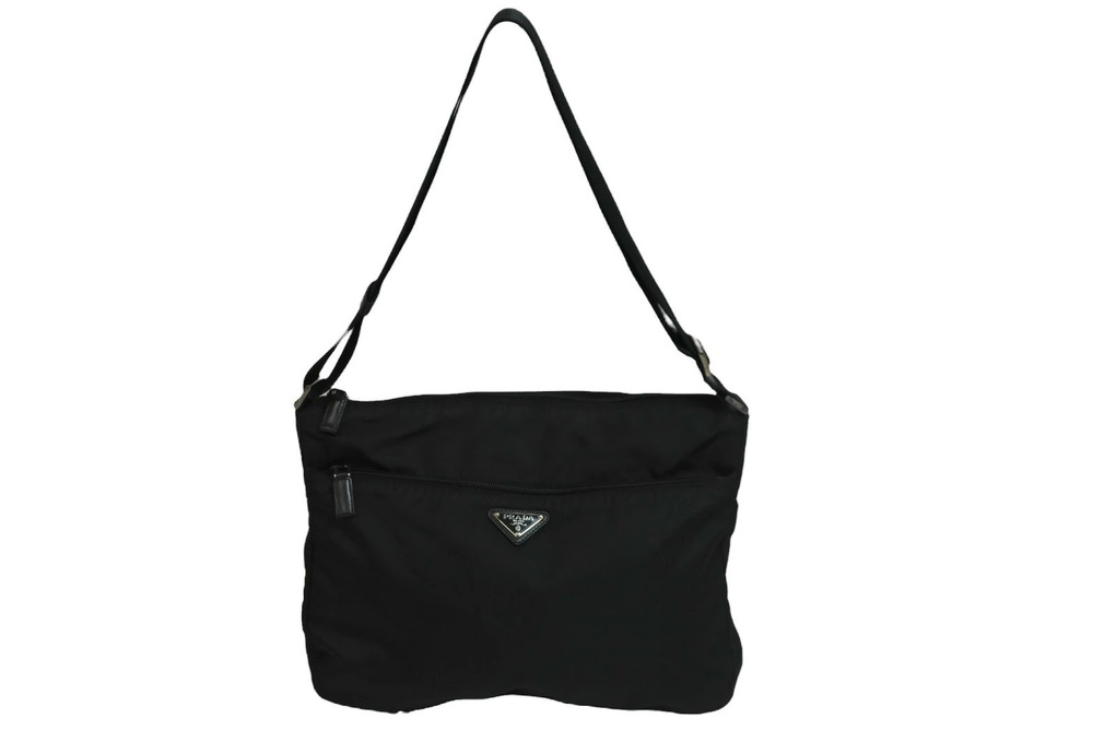 Prada shoulder bag crossbody triangle black